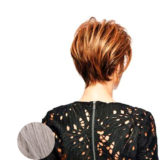 Hairdo Take It Short Peluca gris claro