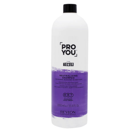 Revlon Pro You The Toner Champú Antiamarilleo para Cabello Rubio 1000ml