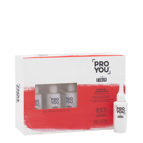 Revlon Pro You The Fixer Booster Viales reestructurantes para cabello dañado 10x15ml