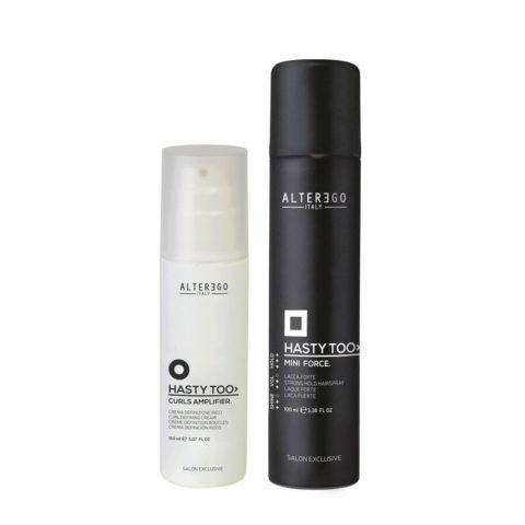 Alterego Styling Amplificador Rizado 150ml y Laca Fuerte 100ml