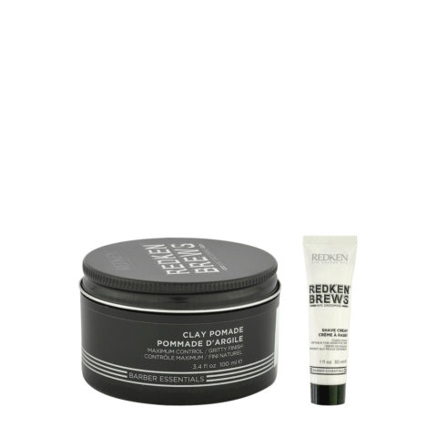 Redken Man Kit Cera opaca 100ml y Crema de afeitar 30ml
