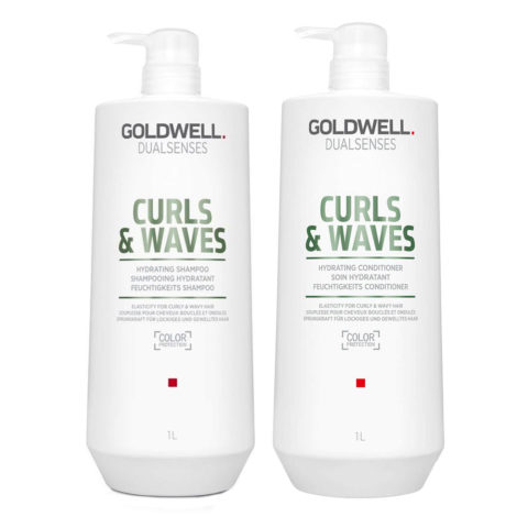 Dualsenses Curls & Waves Hydrating Shampoo 1000ml Conditioner 1000ml