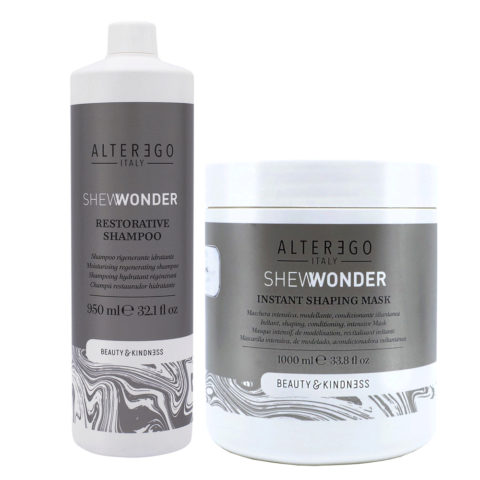 Alterego Shewonder para todo tipo de cabello Champú 950ml Mascarilla 1000ml