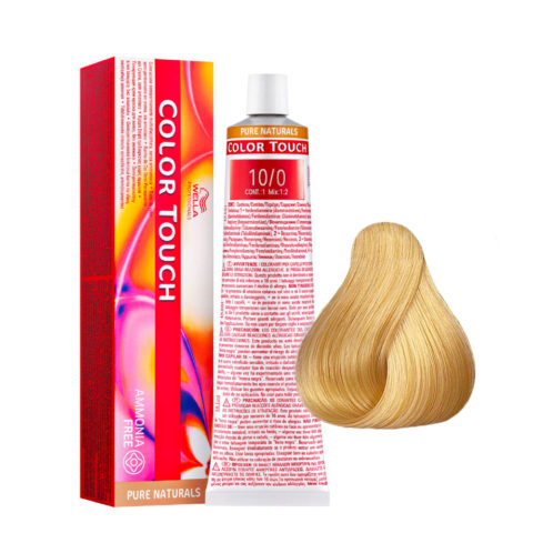 Wella Color Touch Rich Naturals 10/0 Rubio Platino 60ml - color semipermanente sin amoniaco