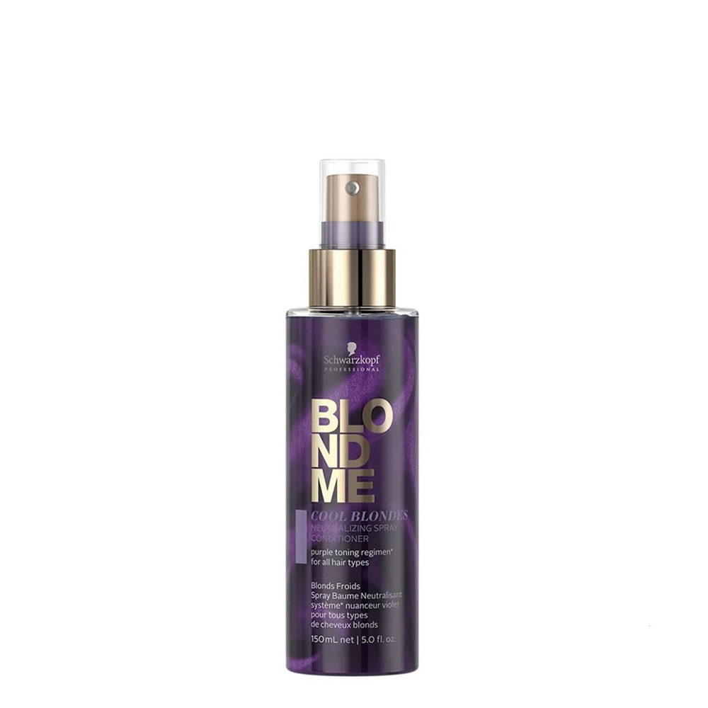 Schwarzkopf Blond Me Cool Blondes Neutralizing Spray Conditioner 150ml - acondicionador en spray anti-amarillo