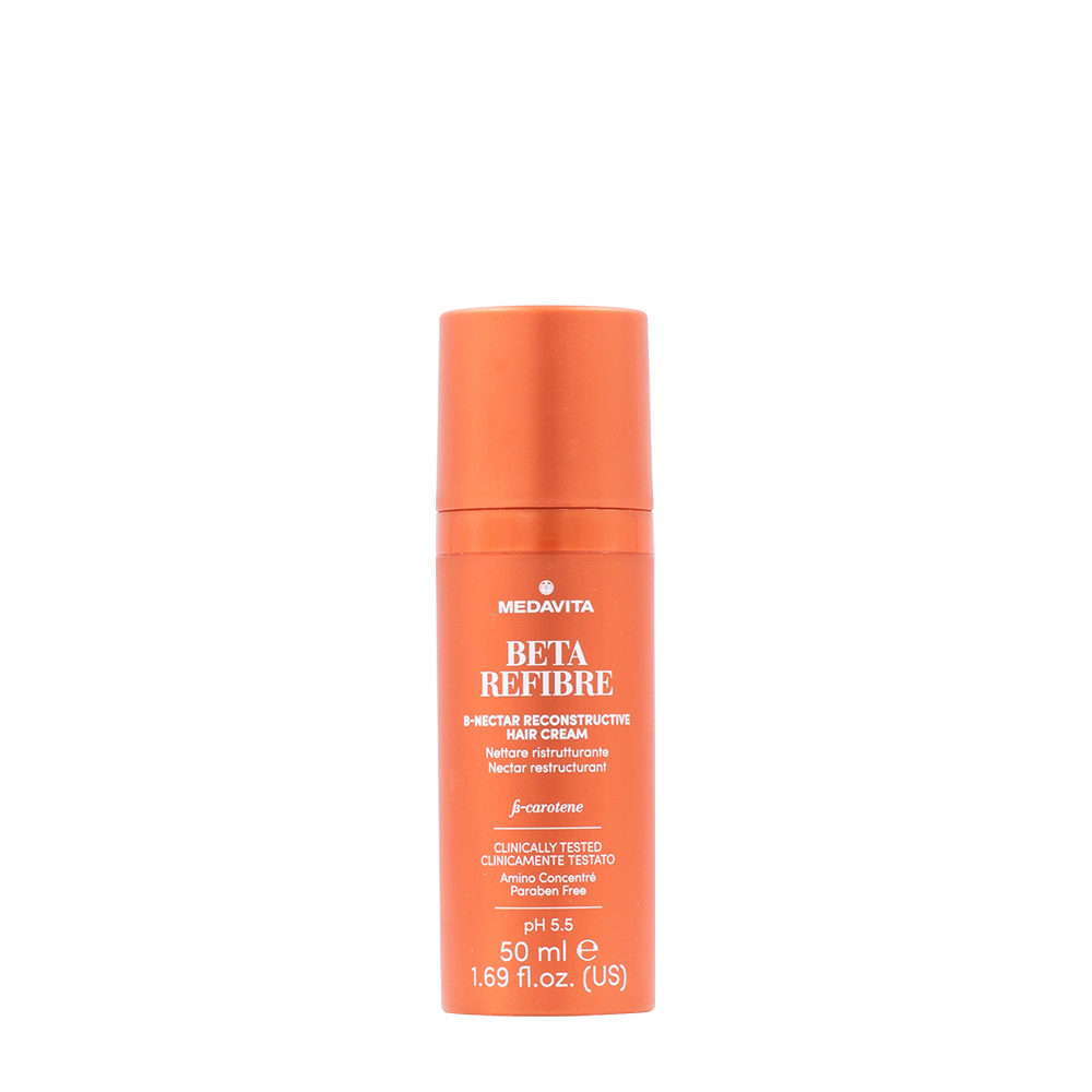 Medavita Lunghezze Beta Refibre B-Nectar Reconstructive Hair Cream 50ml - crema para cabello dañado