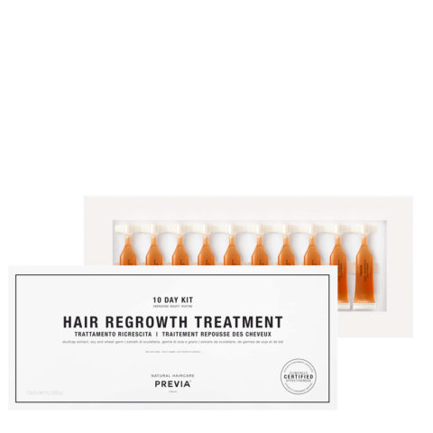 Previa Extra Life Hair Rerowth Treatment 10 Days Kit 10x3ml - Tratamiento anti-adelgazamiento en 10 días