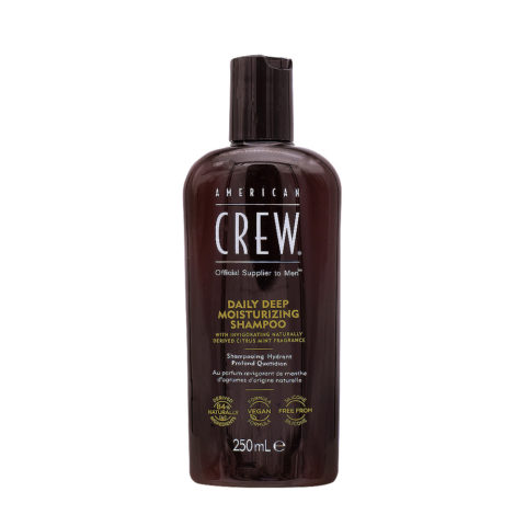 American Crew Daily Deep Moisturizing Shampoo 250ml  - champú hidratante diario