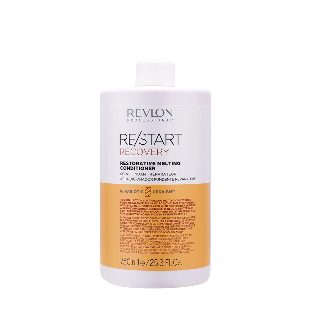 Revlon Restart Recovery Restorative Melting Conditioner 750ml - Acondicionador Reestructurante Para Cabello Dañado