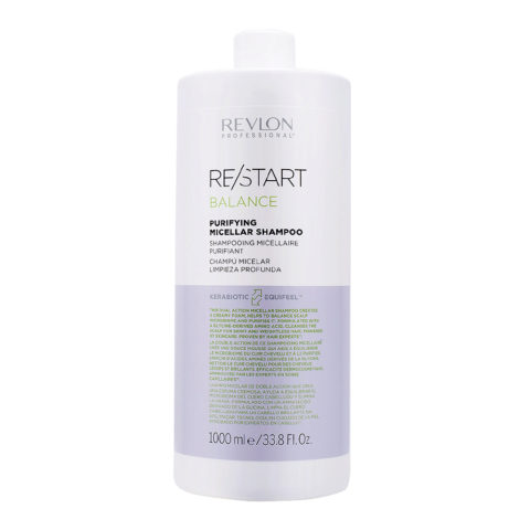 Revlon Restart Balance Purifying Micellar Shampoo 1000ml - Champú Purificante