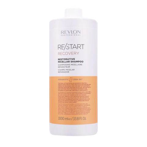 Revlon Restart Recovery Champú restaurador micelar 1000ml - Champú Reestructurante Para Cabello Dañado