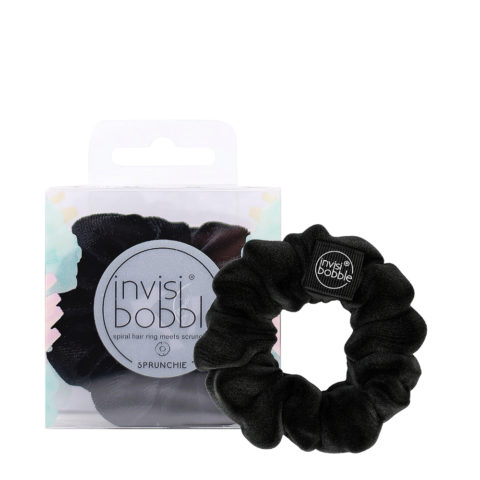 Invisibobble Sprunchie True Black - lazo de pelo negro