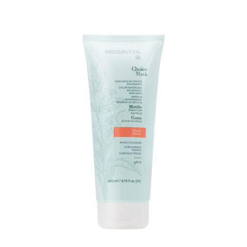 Lunghezze Choice Mask Peach 200ml - mascarilla reflejos nutritiva durazno
