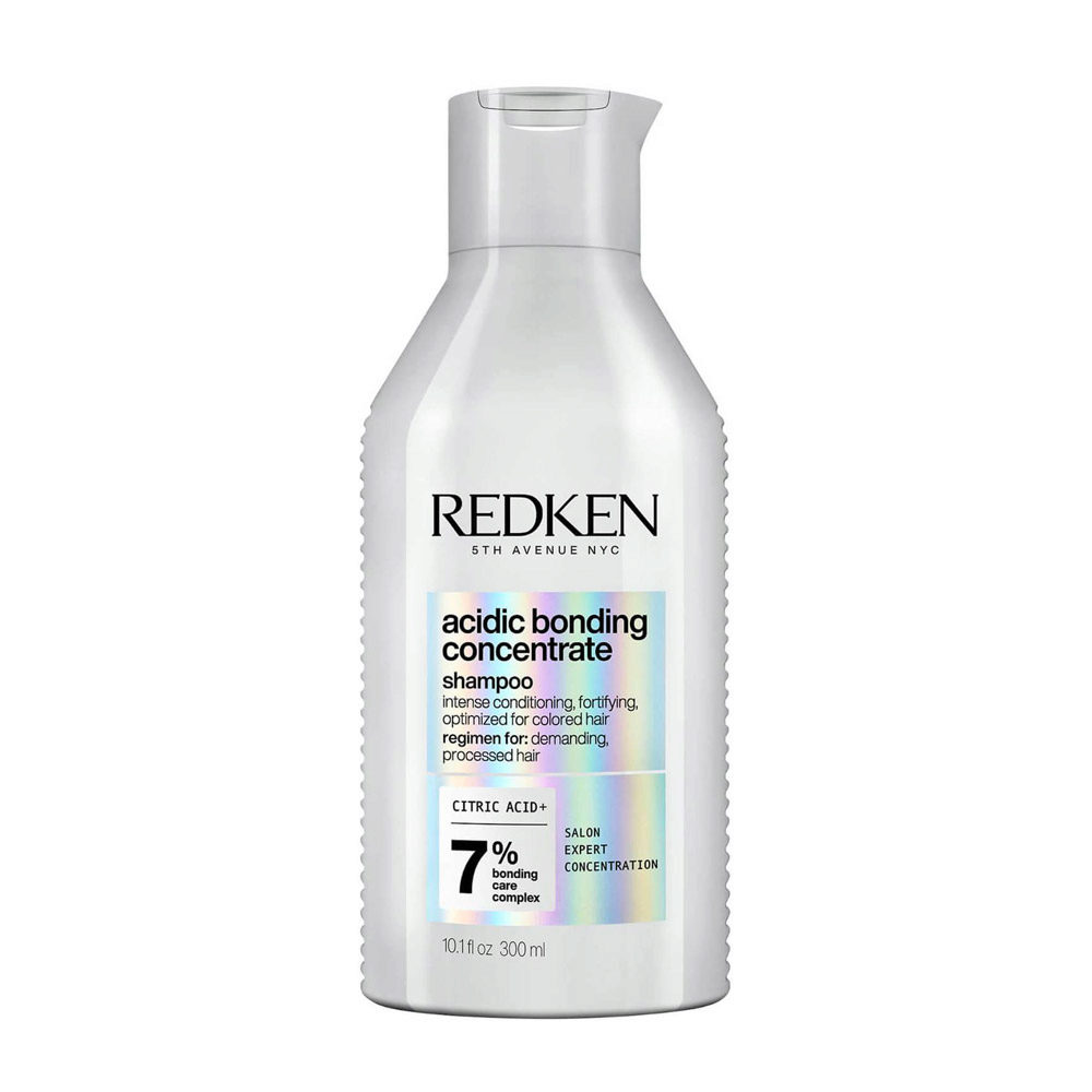 Redken Acid Bonding Concentrate Shampoo 300ml  -  champú fortificante para cabellos dañados