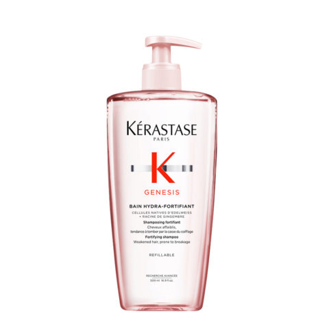 Kerastase Genesis Bain Hydra Fortifiant 500ml - champú para cabellos débiles y grasos