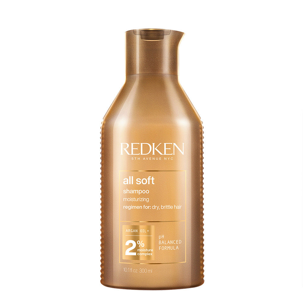Redken All Soft Shampoo 300ml  - champú para cabello seco