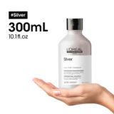 L'Oréal Professionnel Paris Serie Expert Silver Shampoo 300ml - champù anti-amarillo