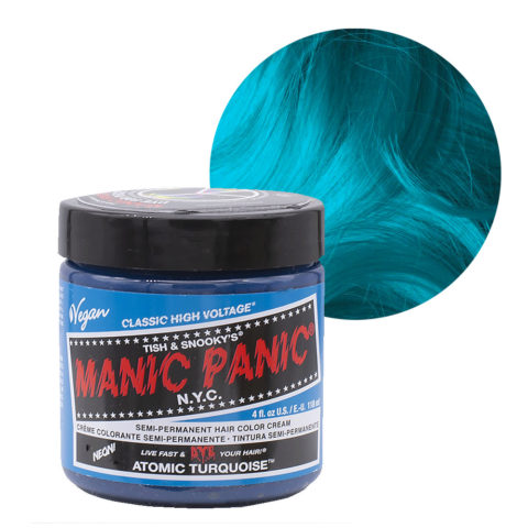 Classic High Voltage Atomic Turquoise 118ml - Crema colorante semipermanente