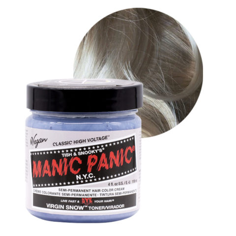 Manic Panic Classic High Voltage Virgin Snow White Toner 118ml -  Crema colorante semipermanente