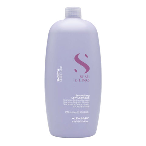 Alfaparf Milano Semi di Lino Smooth Smoothing Low Shampoo 1000ml - champú alisador delicado