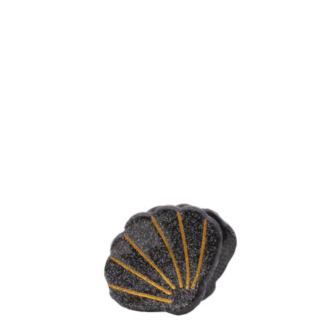 VIAHERMADA Pinzas pequeñas con concha negra perla 2,5cm