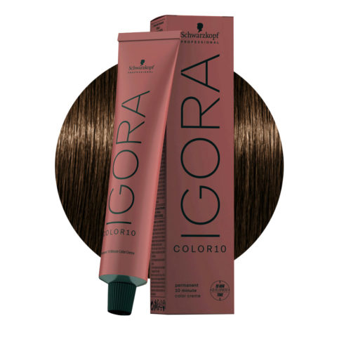 Schwarzkopf Igora Color10 6-0 Rubio Oscuro Natural 60ml - coloración permanente en 10 minutos