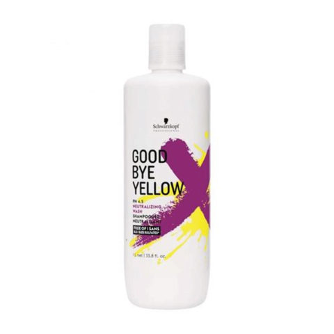 Schwarzkopf Goodbye Yellow 1000ml - champú neutralizante