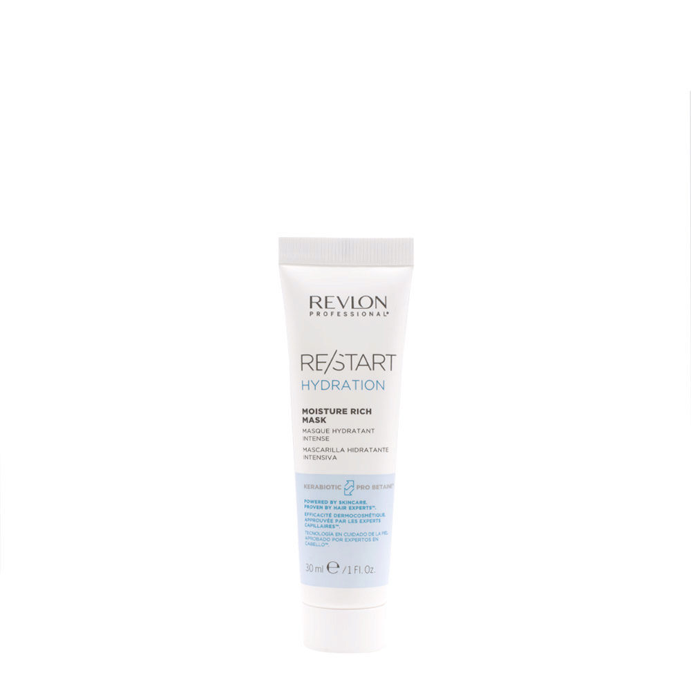 Revlon Restart Hydration Moisture Rich Mask 30ml  - Mascarilla Hidratante Para Cabello Seco