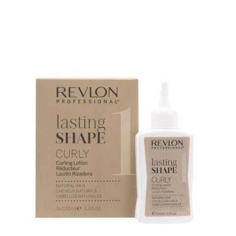 Revlon Lasting Shape Curly Natural Resistant 100ml (* 3) - loción para rizar