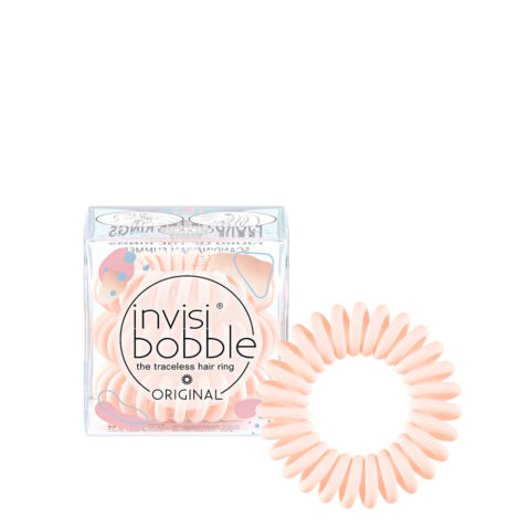 Invisibobble Original Nordic Breeze - elástico en espiral rosa salmón