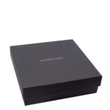 VIAHERMADA Diadema de Grosgrain Negro con Gemas y Cristales Multicolor