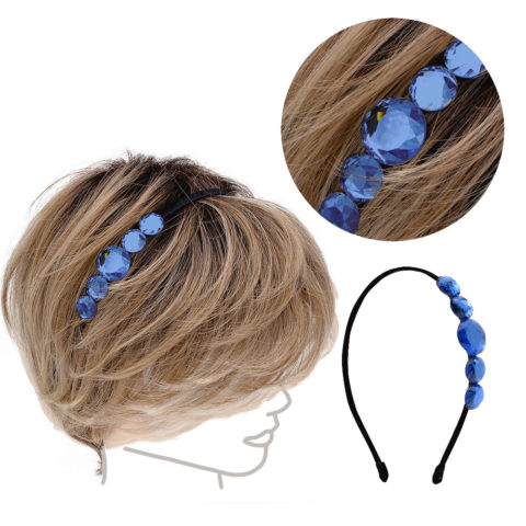 VIAHERMADA Diadema con Cristales Azules