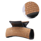 VIAHERMADA Pinza de pelo elegante con strass ámbar