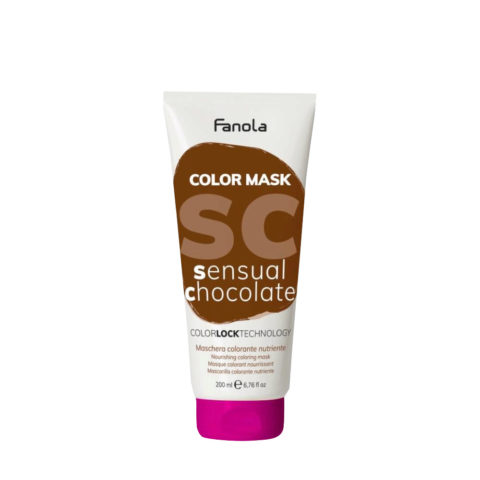 Fanola Color Mask Sensual Chocolate 200ml - color chocolate semipermanente
