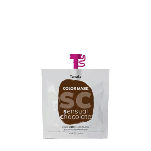 Fanola Color Mask Sensual Chocolate 30ml - color chocolate semipermanente