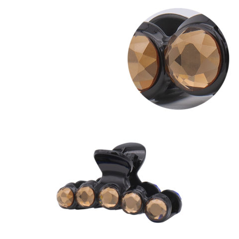 VIAHERMADA Pinzas para el cabello con cristales de ámbar