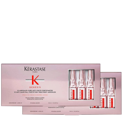 Kerastase Genesis Ampoules Cure Anti-Chute Fortifiantes 10x6ml X2