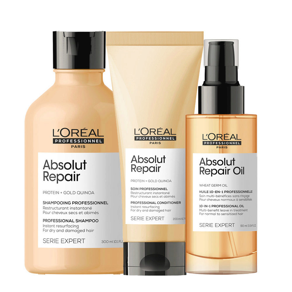 Champú Loreal Absolut Repair para Cabellos Secos y Dañados