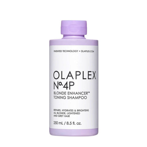 Olaplex N.4P Blonde Enhancer Toning Shampoo 250ml - champú para cabello rubio y gris