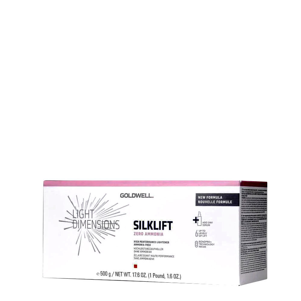 Goldwell Silklift Control Ash Up Zero Amonia 500gr - blanqueamiento hasta 6 niveles sin amoniaco