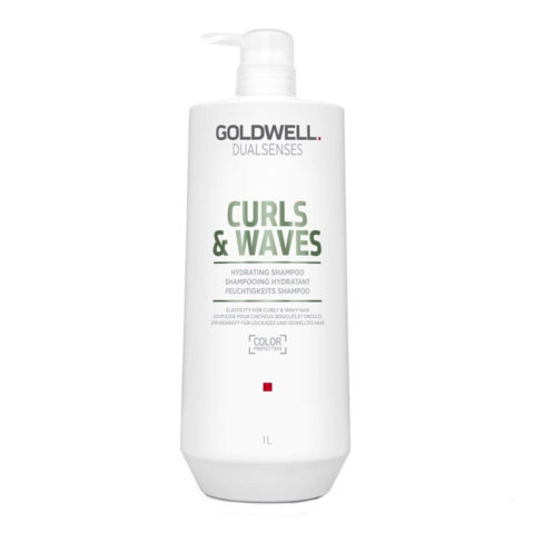 Dualsenses Curls & Waves Hydrating Shampoo 1000ml - champú hidratante para cabello rizado u ondulado