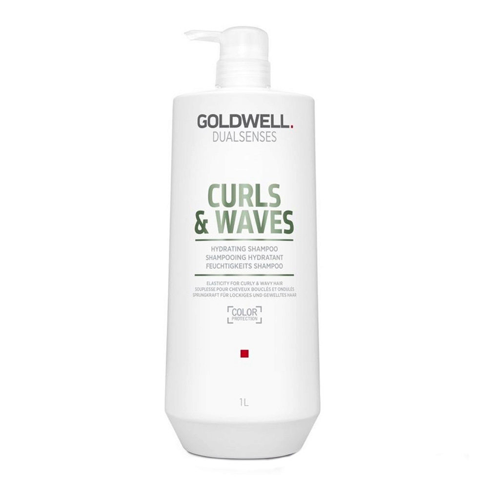 Goldwell Dualsenses Curls & Waves Hydrating Shampoo 1000ml - champú hidratante para cabello rizado u ondulado