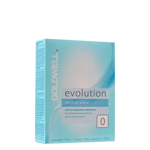 Goldwell Evolution Neutral Wave 0 - Juego permanente para cabello grueso