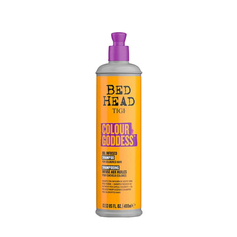 Bed Head Colour Goddess Oil Infused Shampoo 400ml - champú para cabello teñido