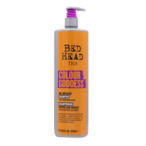 Bed Head Colour Goddess Oil Infused Shampoo 970ml - champú para cabello teñido