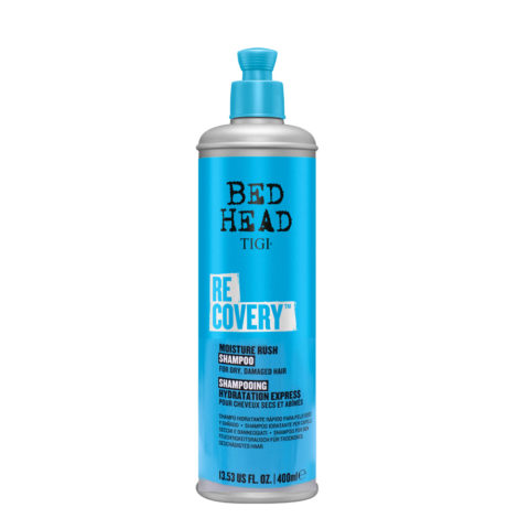 Bed Head Recovery Moisture Rush Shampoo 400ml  - champú para cabello seco y dañado