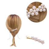 VIAHERMADA Pinza para el pelo con perlas 8cm