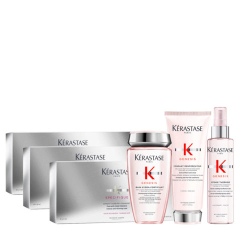 Kerastase Genesis Ritual De Hidratación Y Protección Suave + Specifique Cure anti chute intensive 30x6ml