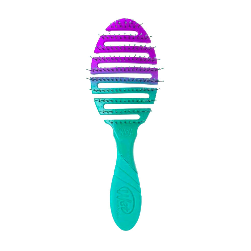 WetBrush Pro Flex Dry Teal Ombre - cepillo flexible con sombras verde azulado