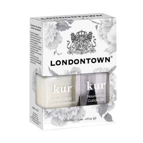 Londontown Kur Duo Cuticle Saver 12ml : Cuticle Oil & Cuticle Remover 12ml+12ml - cuidado de las cutículas